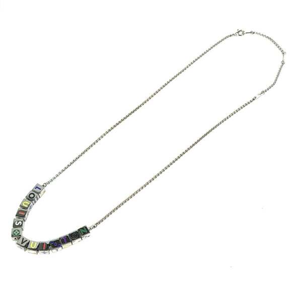 LOUIS VUITTON Silver Necklace - Picture 2 of 11